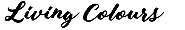 Living Colours font preview